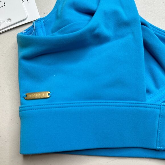 New L*Space Active Tryout Sports Bra ELB Blue Women's Small NWT Underwire - Picture 5 of 12